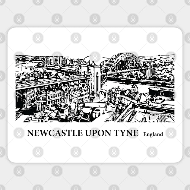 Newcastle upon Tyne England Sticker by Lakeric
